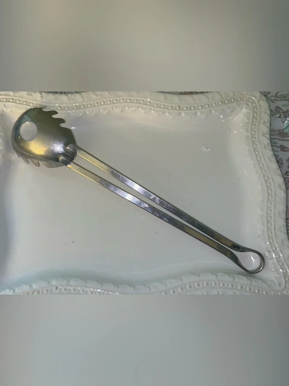 Vintage Carlo Giannini stainless steel pasta server